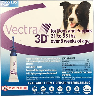 394x400 Vectra Flea Tick Treatment For Medium Dogs, Lbs