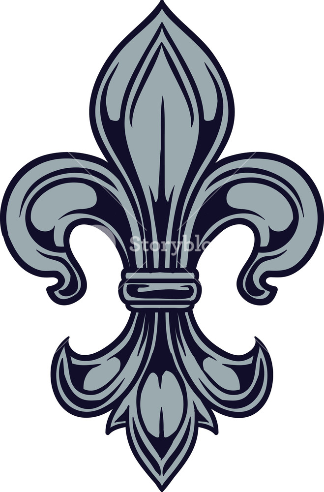 659x1000 Fleur De Lis Vector Element Royalty Free Stock Image