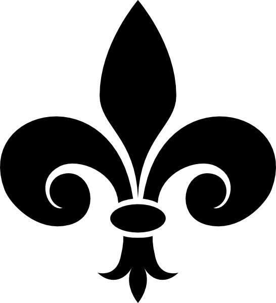 546x600 Fleur De Lys Clip Art Free Vector In Open Office Drawing