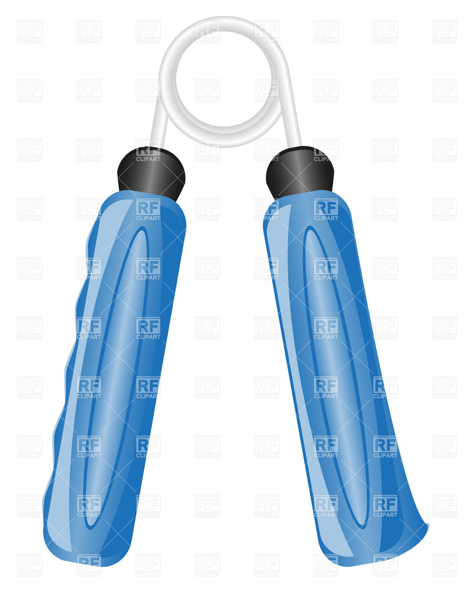 960x1200 Fitness Hand Expander With Blue Handles Vector Image Of Sport