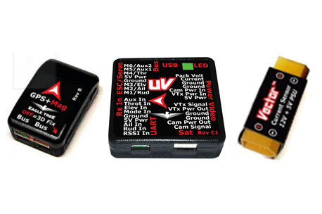 458x304 Microvector Flight Controller + Osd + Psu Kit