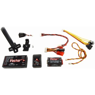 380x380 Vector Flight Controller + Osd W Deans Battery Connectors