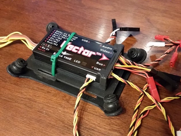 628x472 Vector Flight Controller Anti Vibe Mount