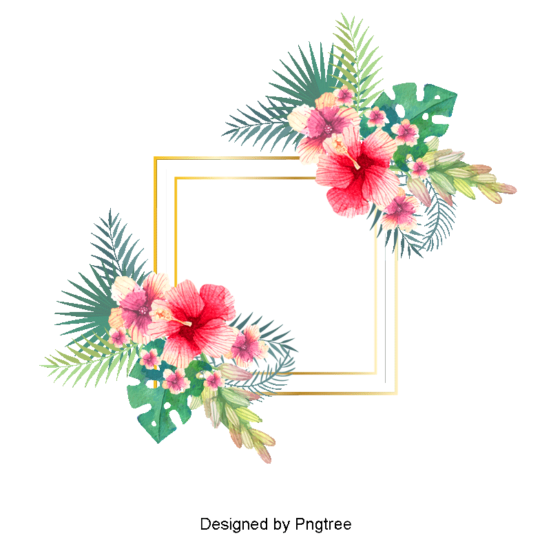 800x800 Hand Painted Watercolor Floral Background, Promotion, Background