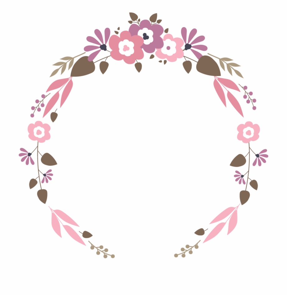 920x947 Vector Floral Garland Wedding Flat Transprent