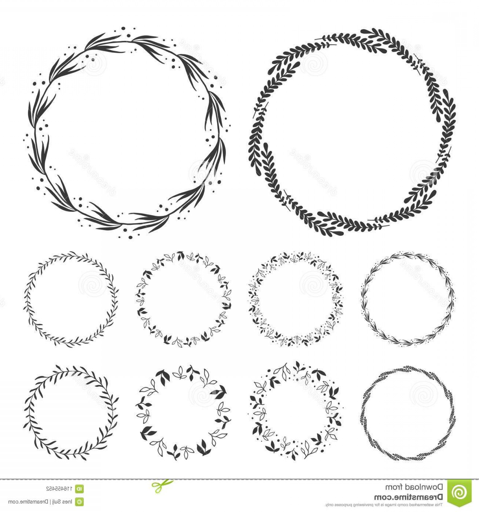1560x1668 Vector Hand Drawn Floral Wreath Lamaison