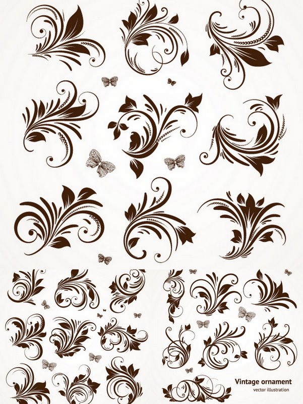 601x800 Flourish Vector Free Stock Vector Art Illustrations