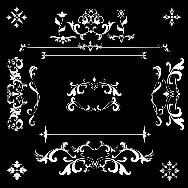 626x626 Vintage Flourish Ornament Frame Vector Vector Free Download