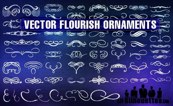 575x354 Download Vector Flourish Ornaments Stencils Free Vector