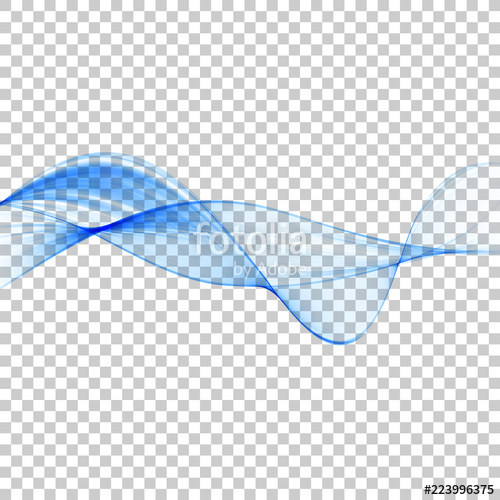 500x500 Abstract Smooth Wave Color Vector Flow Curve Of The Blue Wave
