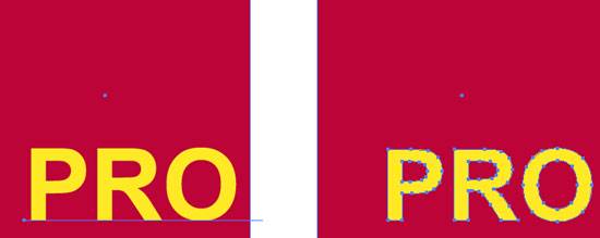 550x219 Using Adobe Illustrator How To Convert Text To Outlines