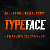 160x160 Abstract Alphabet Typeface Bold Type Letters And Numbers