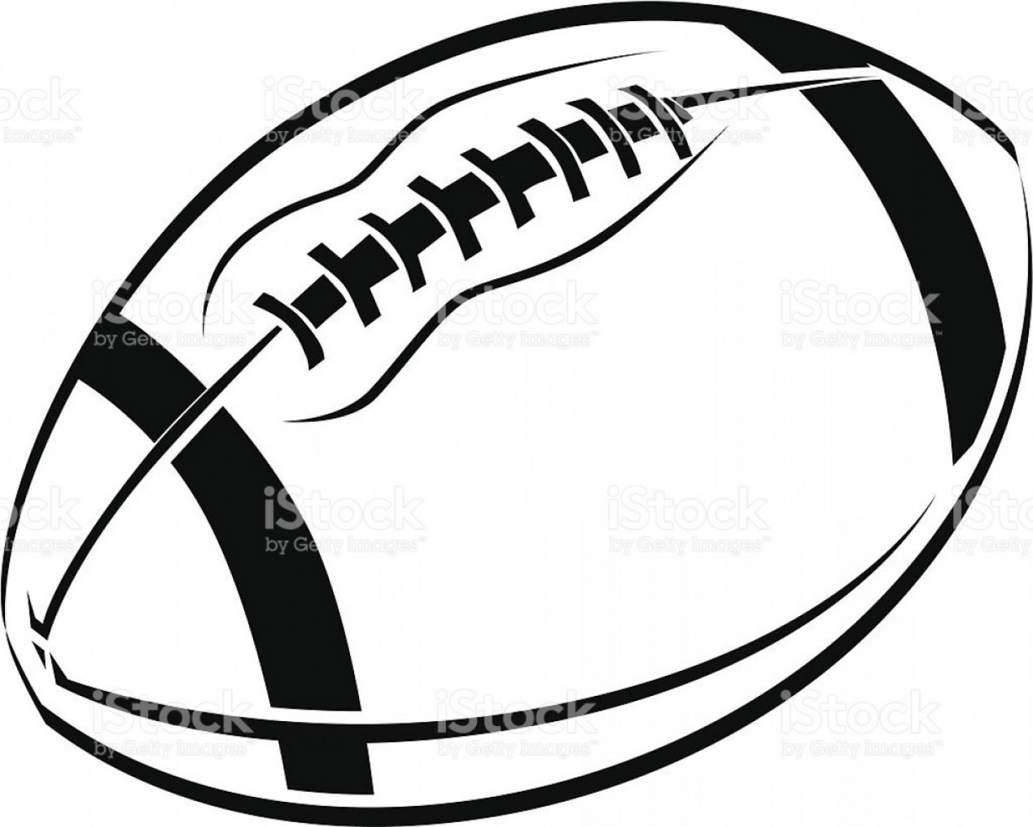 1473x1180 Black And White Line Art Drawing Of An American Football