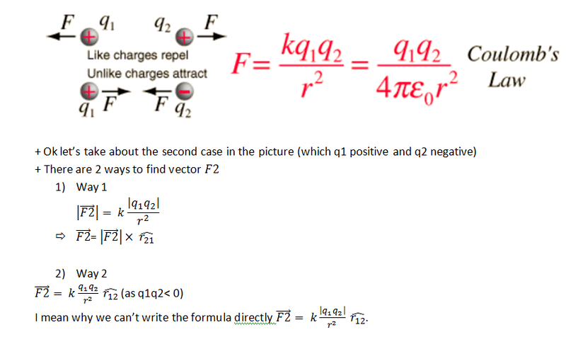 800x476 Coulomb's Law In Vector Form Coulomb's Law
