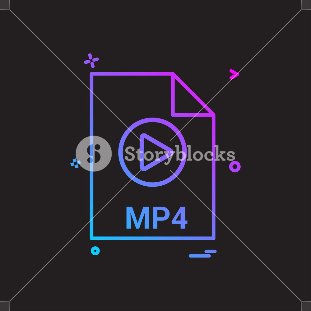 1000x1000 File Extension Format Icon Vector Design Royalty