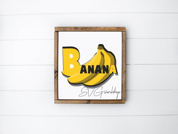 570x428 Banana Banana Clipart For Cricut Banana Etsy
