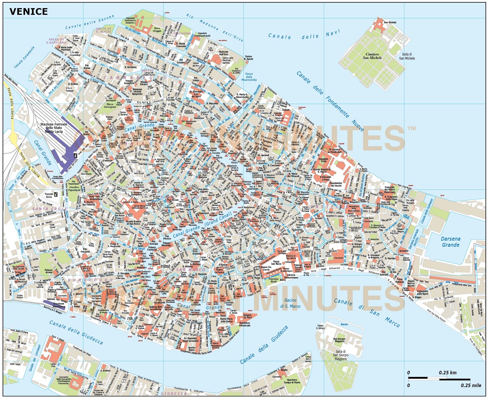 1684x1373 Digital Vector Venice City Royalty Free Map In Illustrator Or Pdf