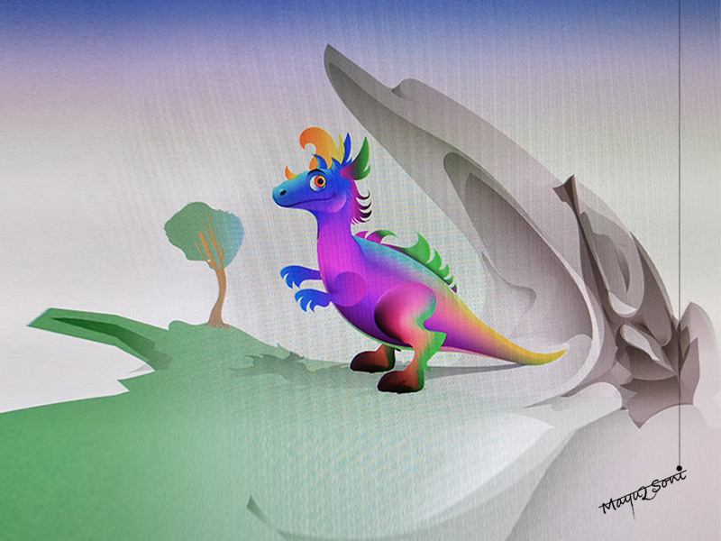 800x600 Dinasour In Vector Format