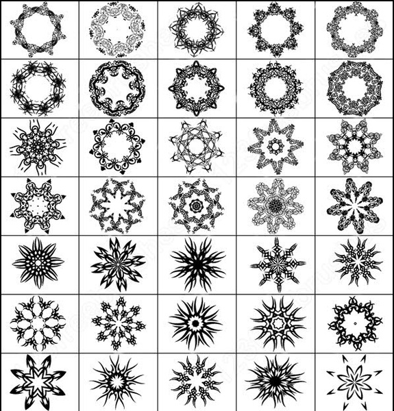 575x600 Sample From Design Elements Vector And Photoshop Brush