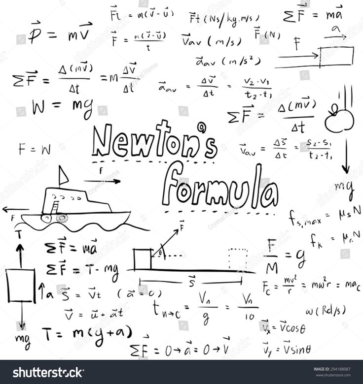 736x780 Vector Fisica Newton Law Theory And Physics Mathematical Formula