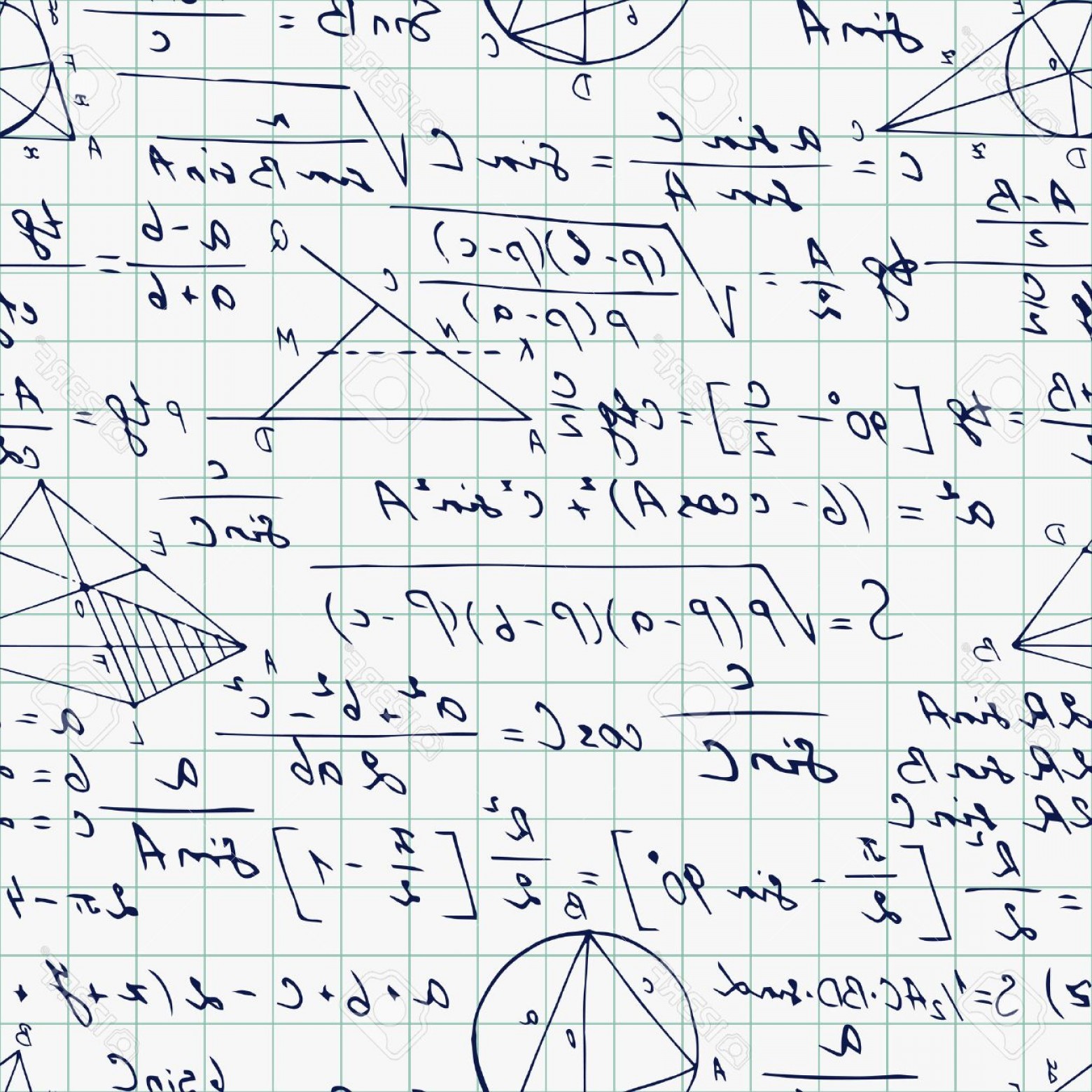 1560x1560 Photostock Vector Seamless Geometric Pattern With Trigonometry