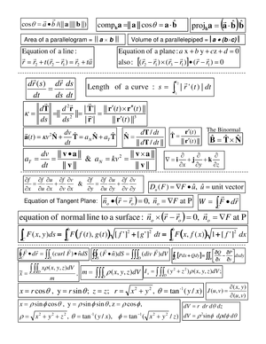 300x388 Final Exam Formula Sheet