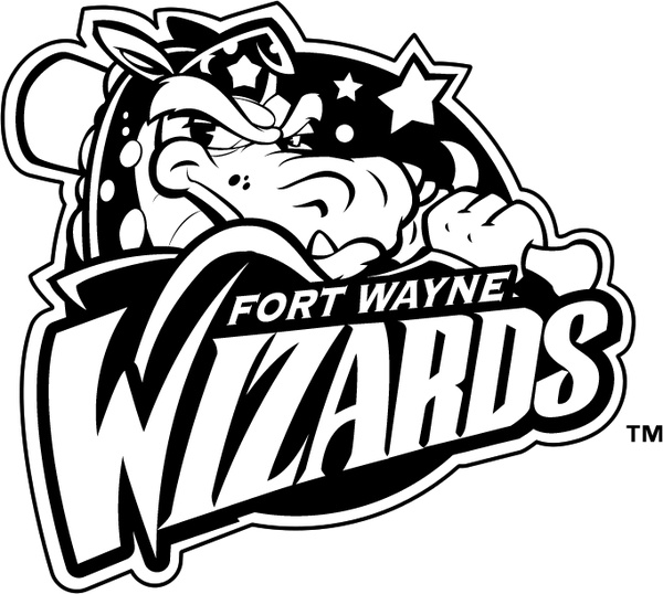 600x538 Fort Wayne Wizards Free Vector In Encapsulated Postscript