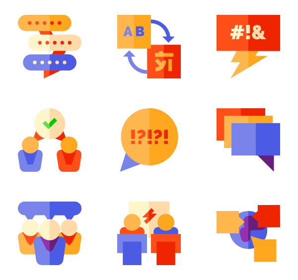 600x564 Discussion Forum Icons