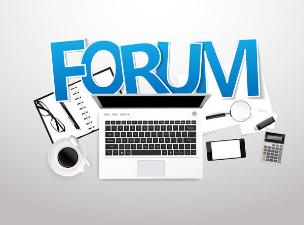 600x444 Forum With E Commerce Template Vector Free Download