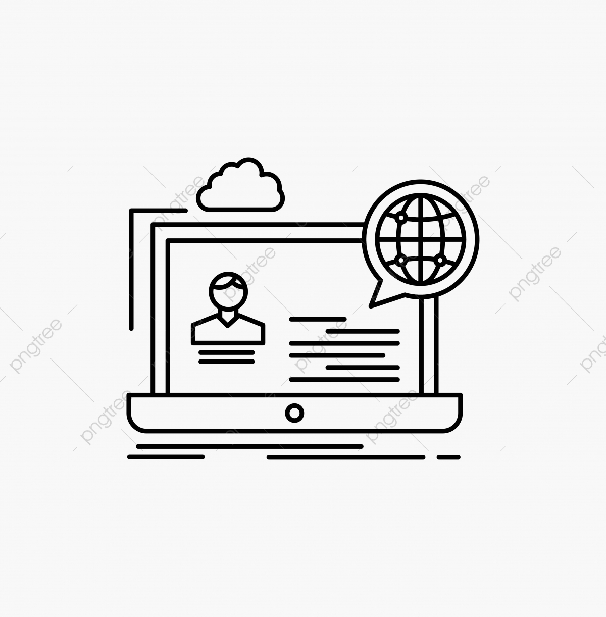 1200x1222 Webinar Forum Online Seminar Website Line Icon Vector Isola, Ad