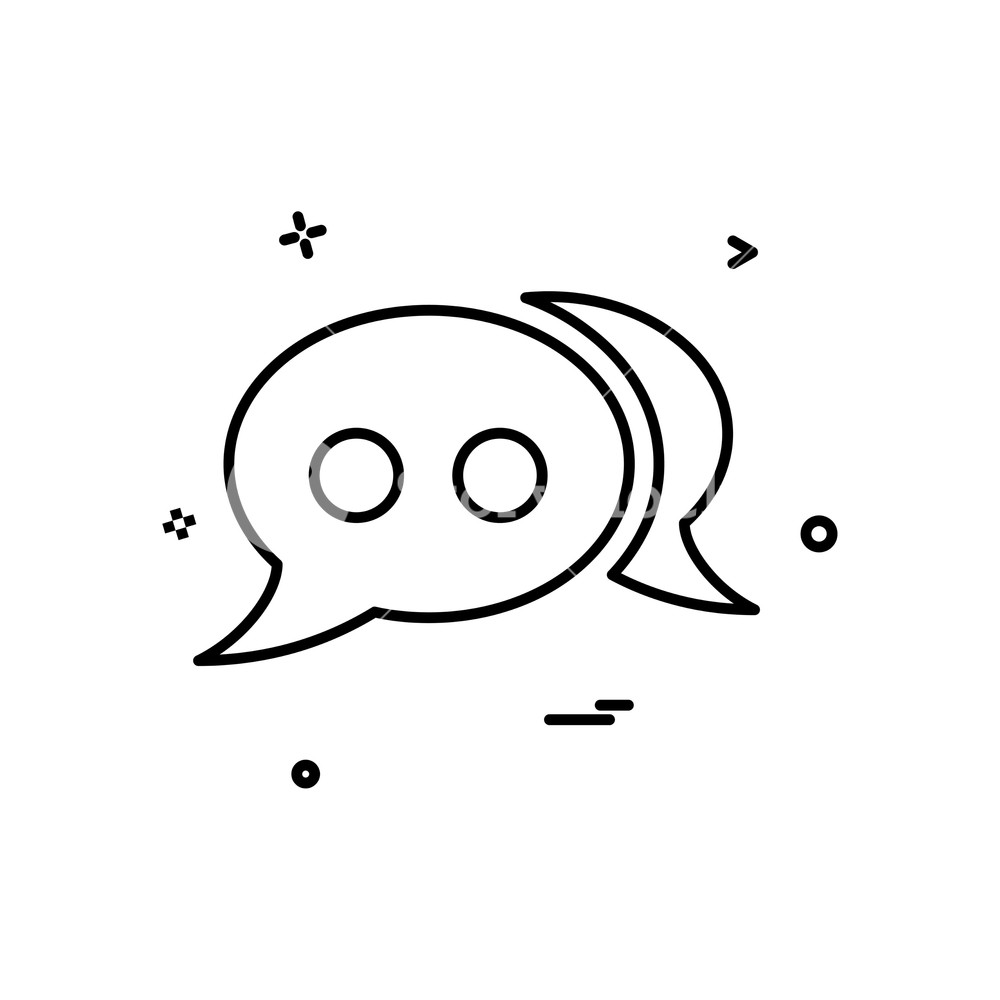 1000x1000 Bubble Chat Comment Forum Sms Speech Icon Vector Design Royalty