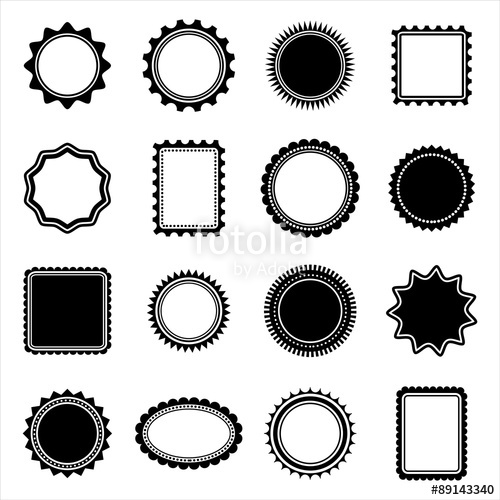 500x500 Stamp And Frame Shapes Stock Image And Royalty Free Vector