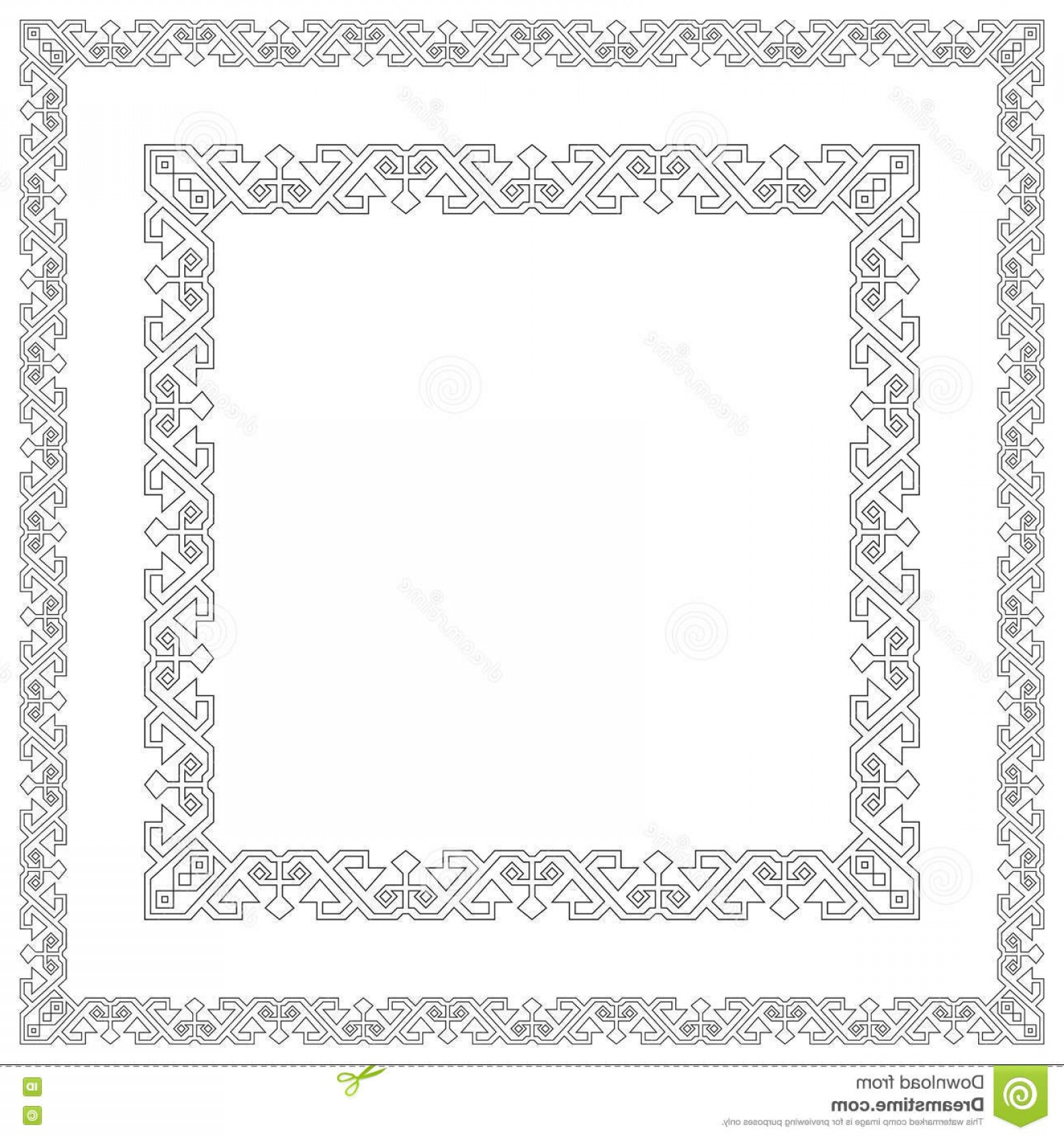 1560x1668 Vector Frame Shape Black Outline Cqrecords