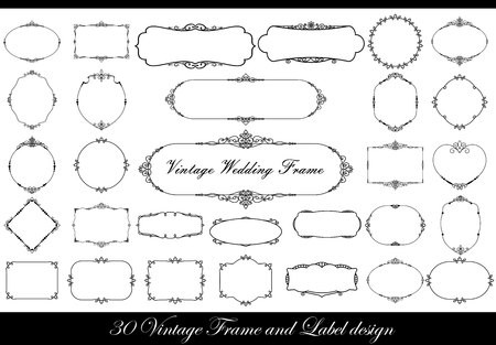 450x313 Gold Photo Frame With Corner Line Floral For Picture, Vector Frame