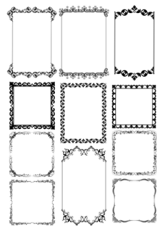 236x334 Vector Frames And Borders Vector Design Pattern