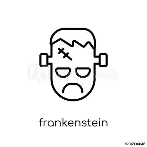 Frankensten Trendy Modern Flat Linear Vector Frankenstein 500x500 Frankensten Trendy Modern Flat Linear Vector Frankenstein