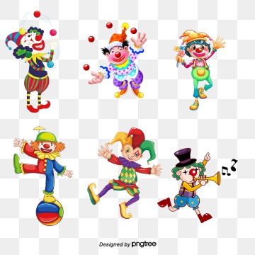 360x360 Clown Vector, Free Download Clown Hat, Cartoon Clown, Funny Clown