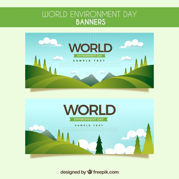 626x626 World Environmental Day Banners Vector Free Download