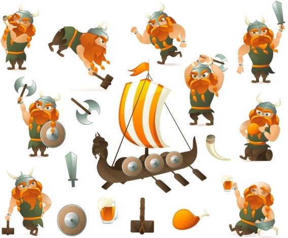 568x469 Cartoon Game Characters Set Vector Free Vector In Encapsulated