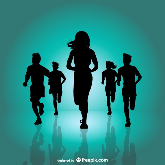 626x626 Running Marathon Background Vector Free Download