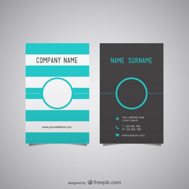 Free Business Card Design Templates From Freepik 626x626 Free Business Card Design Templates From Freepik