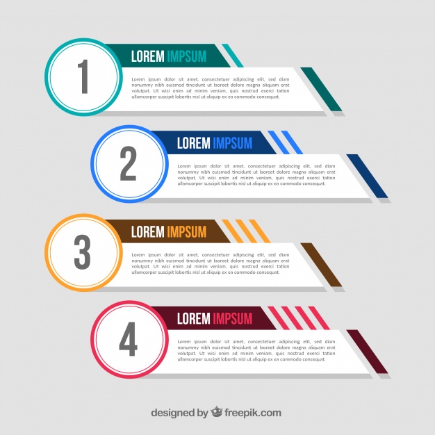 Pack Of Four Infographic Banners With Color Elements Vector Free 626x626 Pack Of Four Infographic Banners With Color Elements Vector Free