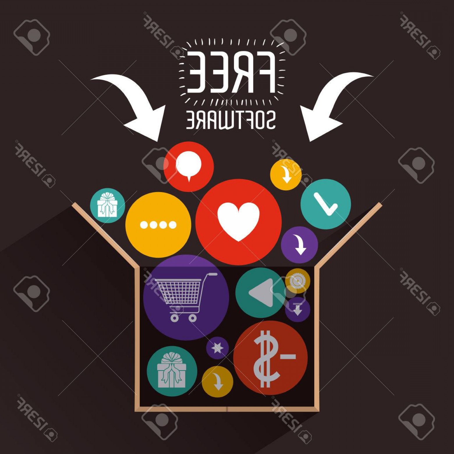 1560x1560 Photostock Vector Free Software Design Vector Illustration