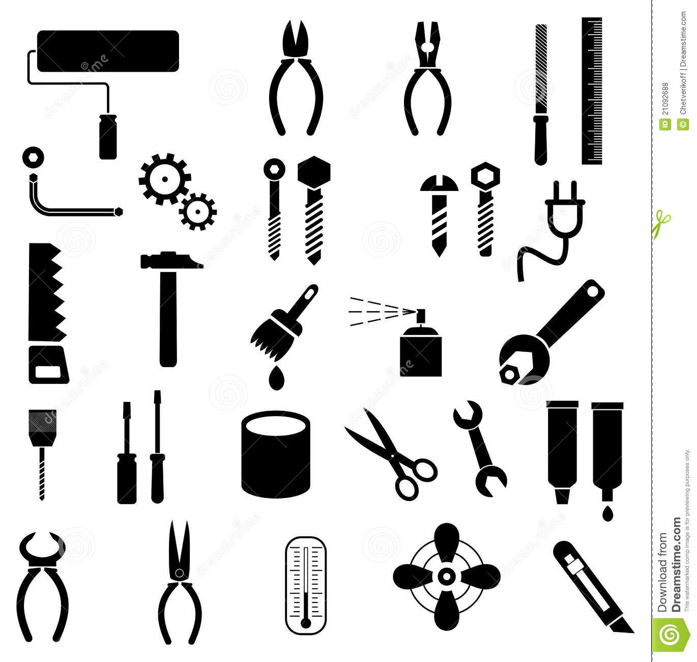 1370x1300 Tools Vector Icons Royalty Free Stock Photos Image Homes Tips