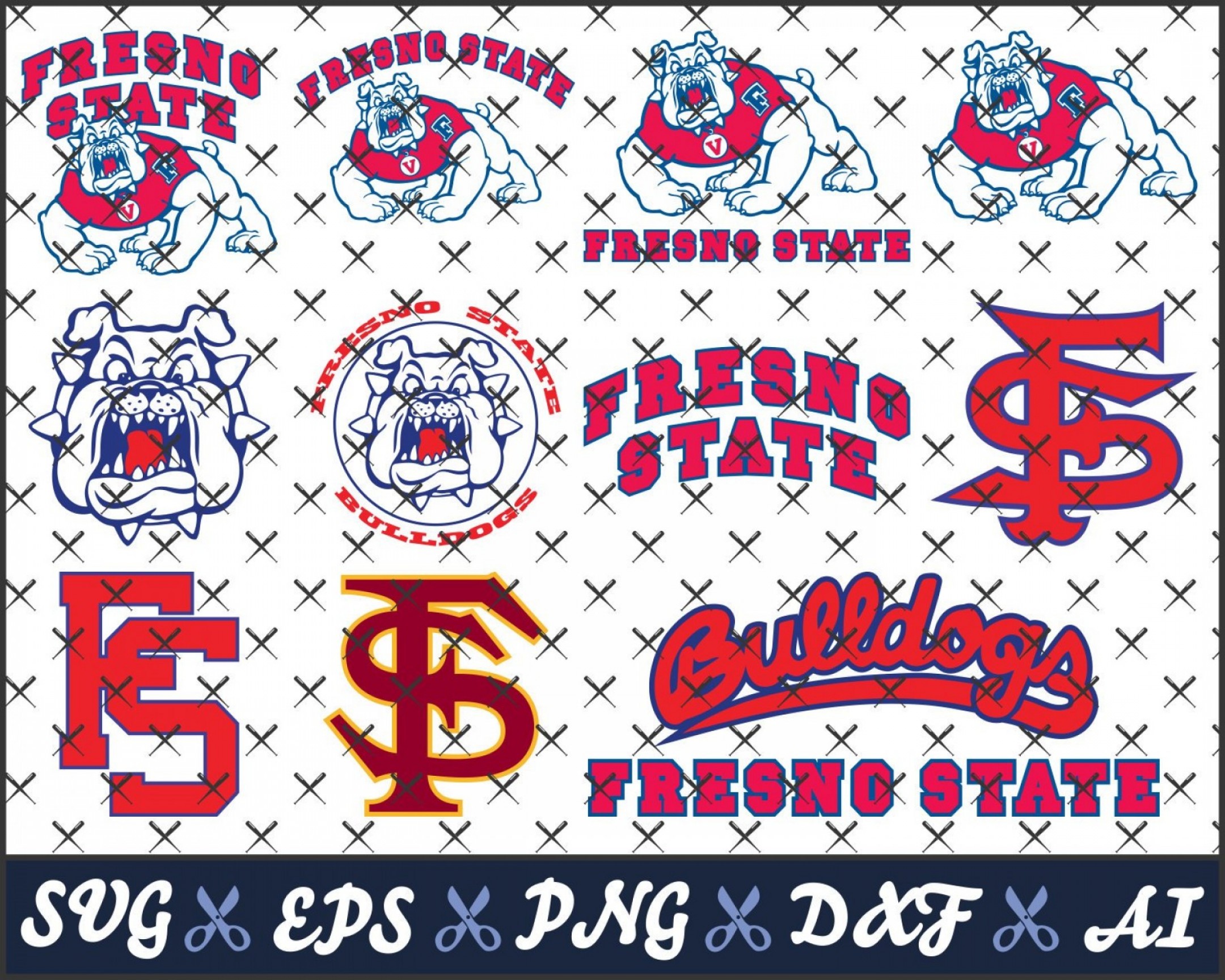 2160x1728 Fresno State Bulldog Head Vector Hoodamath