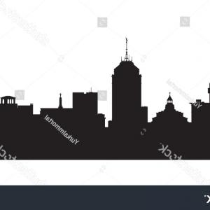 300x300 Fresno California Skyline Detailed Vector Silhouette Catchsplace