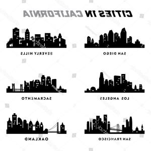 300x300 Fresno California Skyline Detailed Vector Silhouette Catchsplace