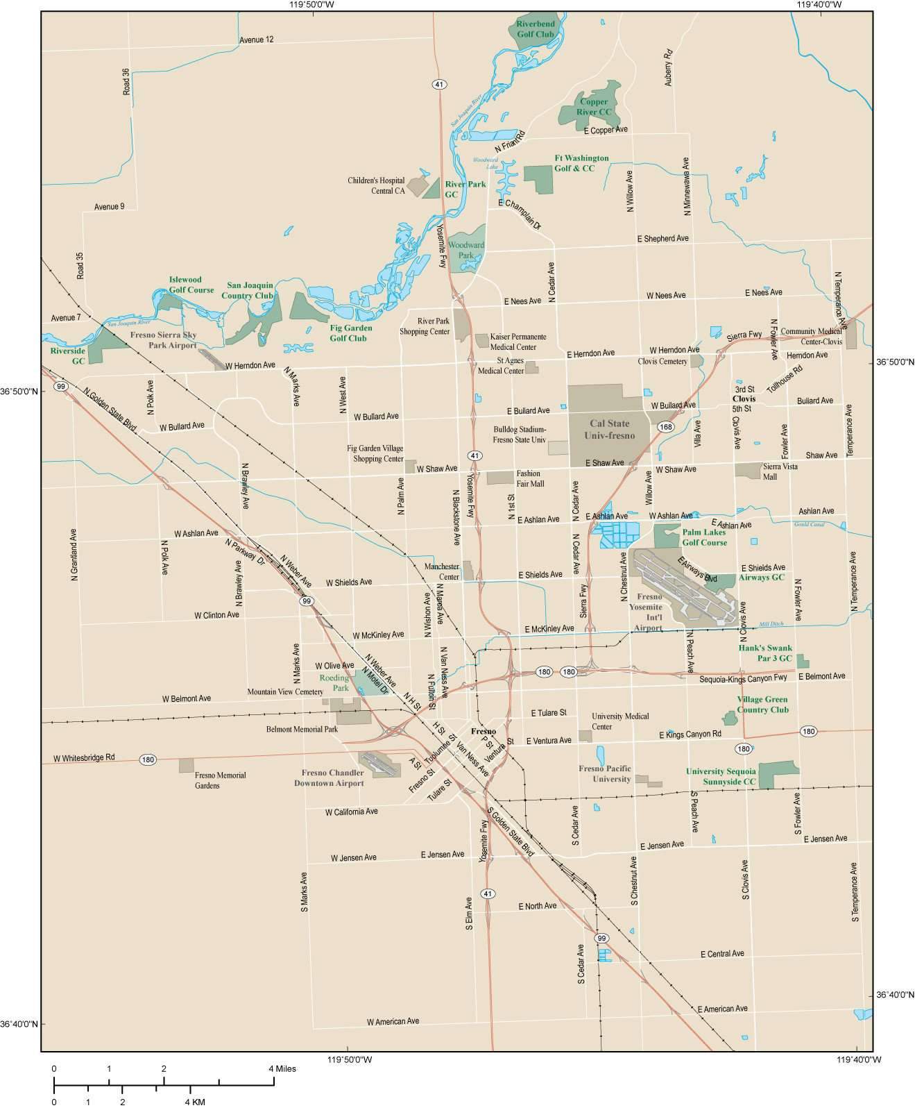1319x1596 Fresno Map Adobe Illustrator Vector Format Map Resources