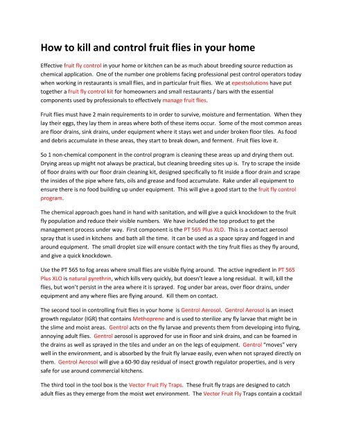 495x640 How To Kill And Control Fruit Flies In Your Home