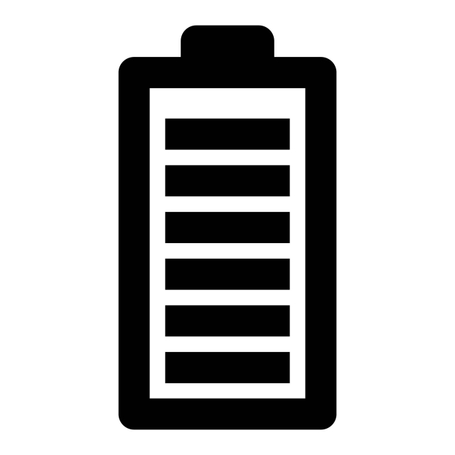 640x640 Full Battery Icon Vectors, Battery, Vector, Phone Png And Vector